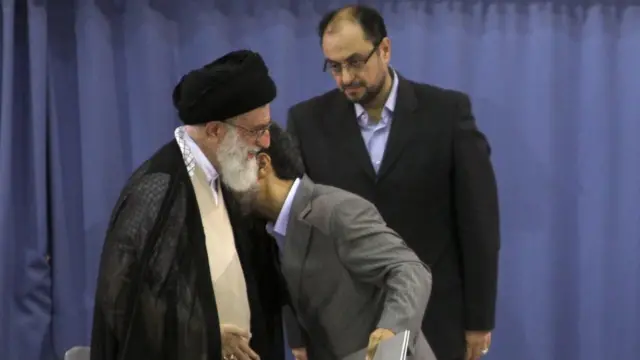 خامنه ای و احمدی نژاد