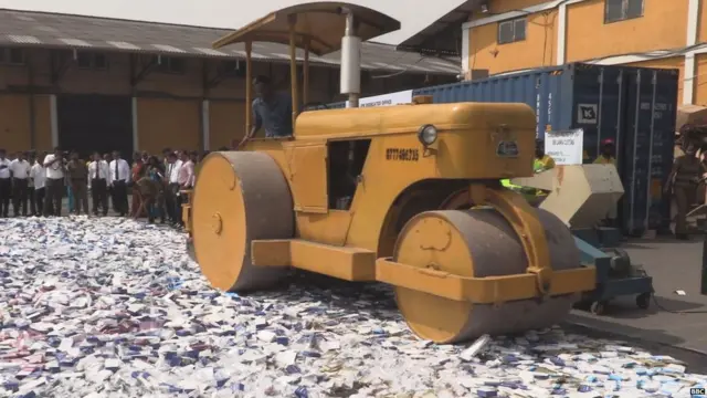 විනාශ කෙරුණු භාණ්ඩ