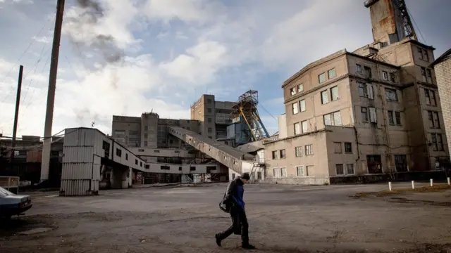 Шахта в Луганской области