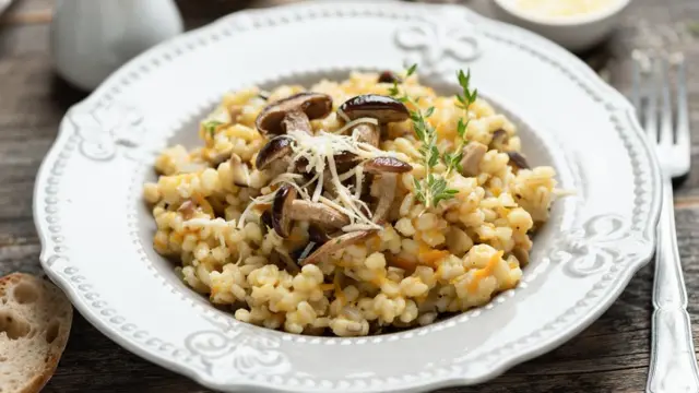 Орзотто с грибами