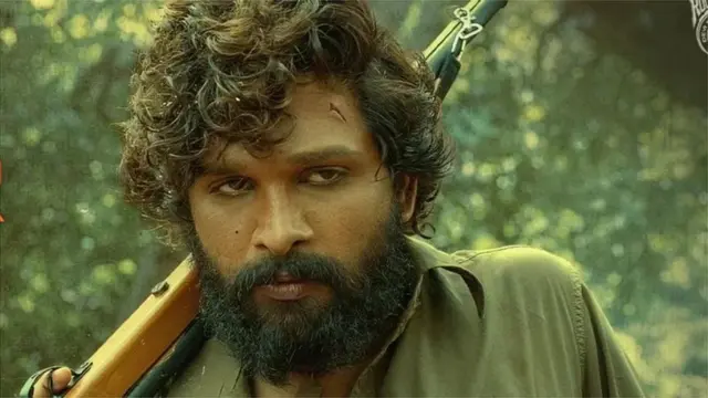 पुष्पा चित्रपटातील दृश्य