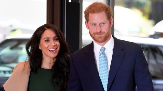 Meghan Markle y el príncipe Harry.