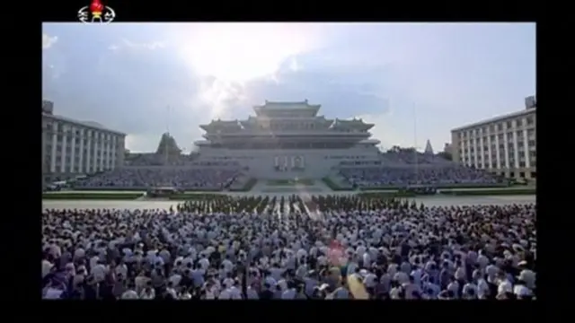 ඇමරිකාවට එරෙහිව උතුරු කොරියාවේ පැවති විරෝධතා රැළියක් එරට මාධ්ය වාර්තා කර තිබුණි