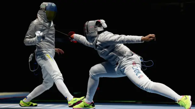 Competencia de esgrima