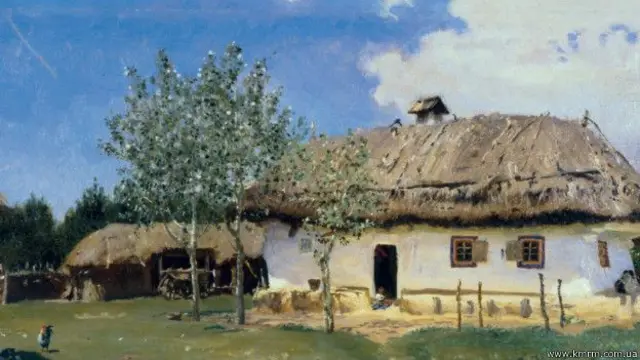 Ілля Рєпін. Українська хата. 1880