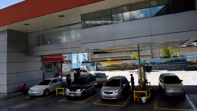 Estación de gasolina en Venezuela
