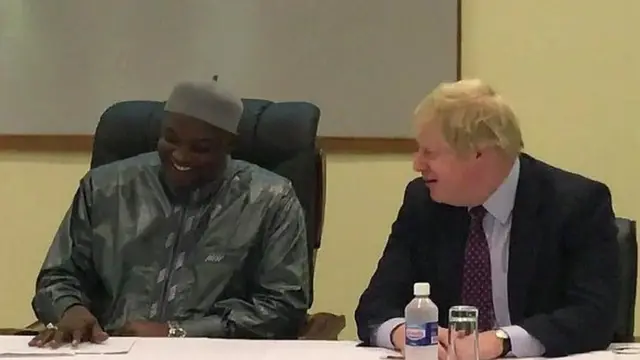 M. Jonhson a promis d'appuyer les efforts de la Gambie pour réintégrer le Commonwealth