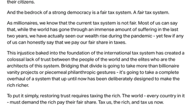 «Ватанпарвар миллионерлар» очиқ хатидан бир парча