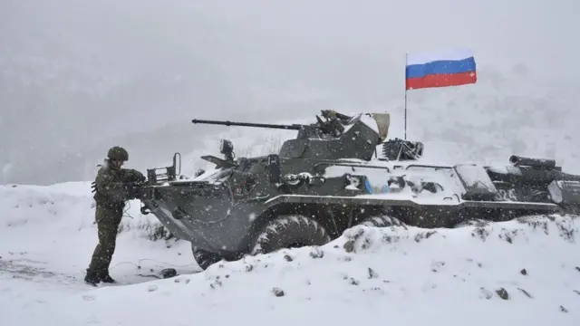 Rusiya qüvvələri Xankəndi yaxınlığında, 29 noyabr 2020