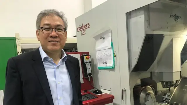 Sunningdale Tech, jefe de la productora de componentes plásticos Khoo Boo Hor.