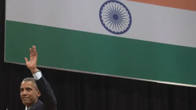 बराक ओबामा, भारत, अमेरिका