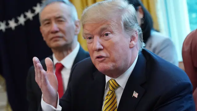 特朗普与刘鹤