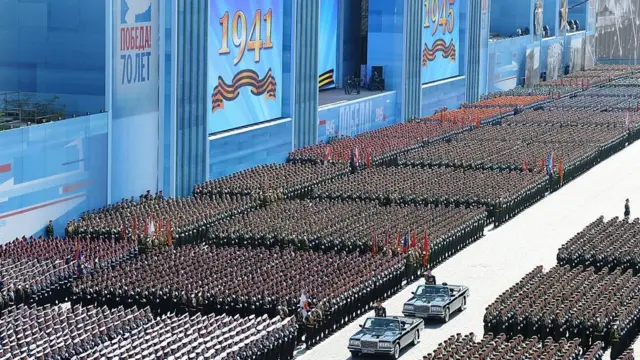 رژه در مسکو