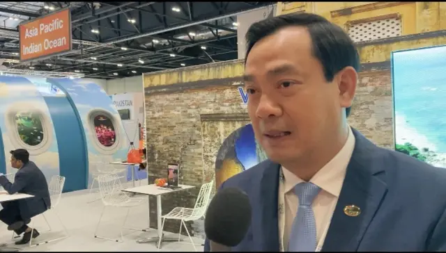 Ông Nguyễn Trùng Khánh, Tổng cục trưởng Tổng cục Du lịch VN tại WTM 2022