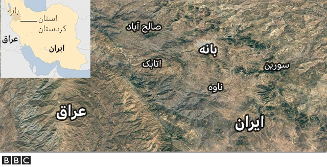 نقشه بانه
