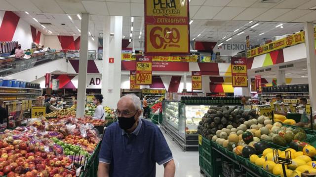 Supermercado en Sao Paulo, Brasil.