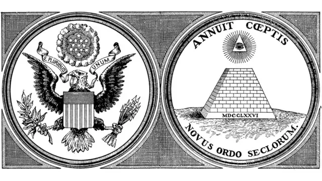 Большая печать США впервые была использована 16 сентября 1782 года Томсоном для подтверждения подписей на документе, который уполномочивал Джорджа Вашингтона договариваться об обмене заключенными