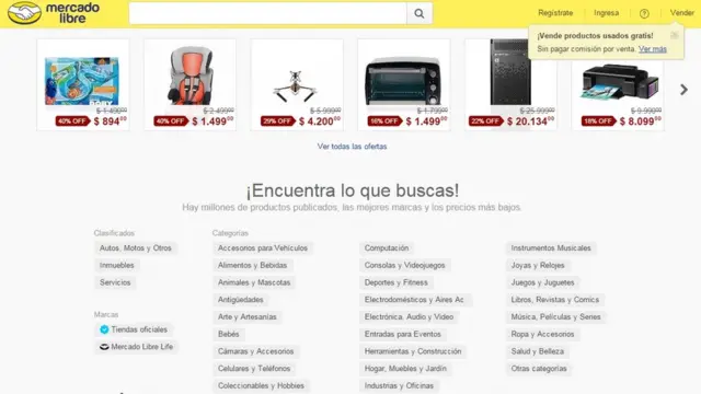 Portal de Mercado Libre