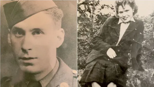 Albert Carlow na Ruby Gilmour bari babonanye mu gihe c'intambara ya kabiri y'isi yose