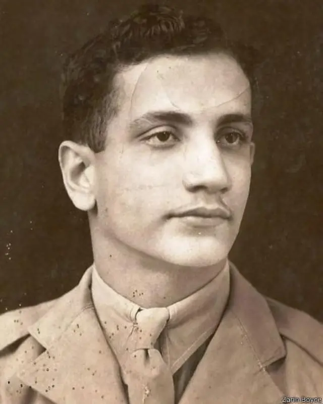 कर्नल तारापोर जवानी के दिनों में.