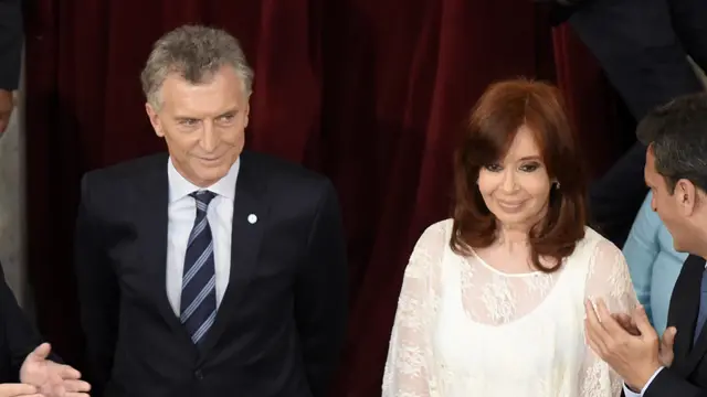 Mauricio Macri y Cristina Fernández de Kirchner
