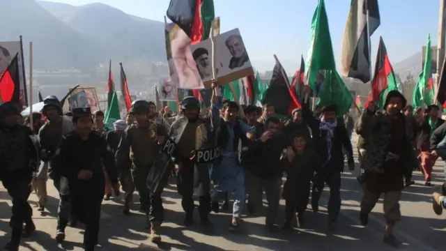 Протесты оппозиции в Афганистане