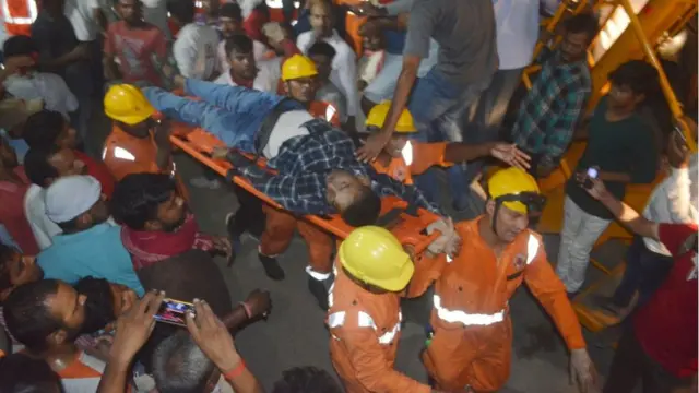 વારાણસી દુર્ઘટનાની તસવીર