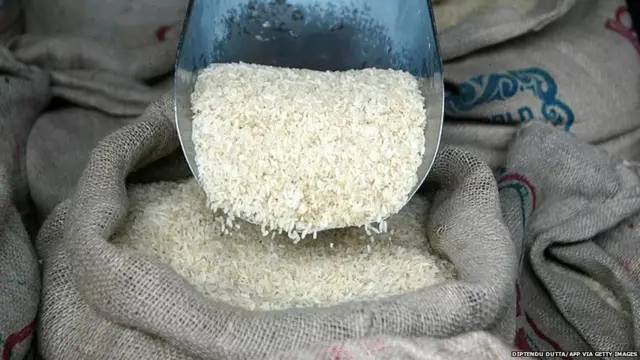 चावल का निर्यात