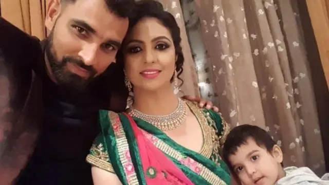 મોહમ્મદ શમી અને તેમના પત્ની હસીન જહાંની તસવીર