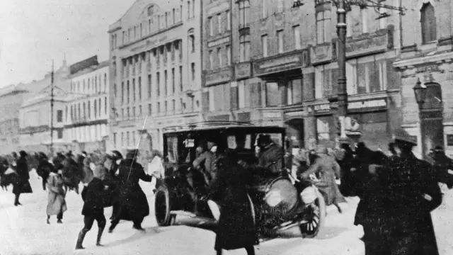 Escaramuza en Petrogrado