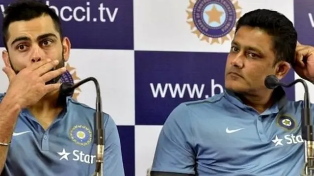 विराट कोहली, अनिल कुंबले