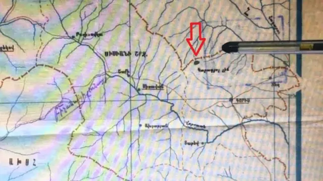 1939-cu ildə Ermənistan SSR Coğrafiya Cəmiyyətinin Nəşriyyatı tərəfindən çap olunan Ermənistan SSR-nin xəritəsi