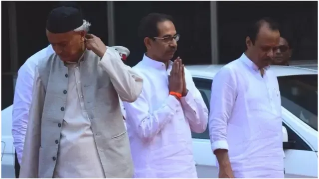 मुख्यमंत्री उद्धव ठाकरे, अजित पवार, देवेंद्र फडणवीस