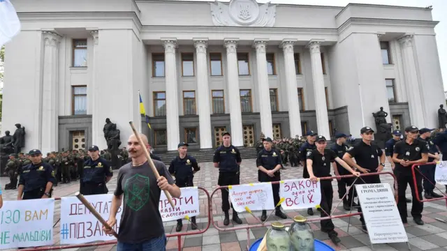 Протести під Радою 13 липня