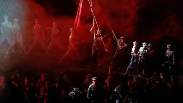 歌劇《金沙江畔》場景