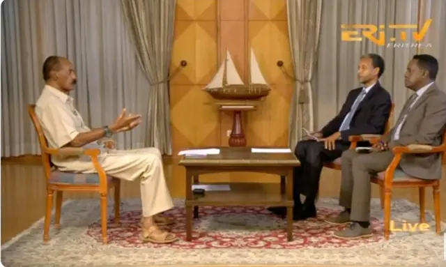 ፕረዚደንት ኢሳይያስ መግለጺ እናሃበ