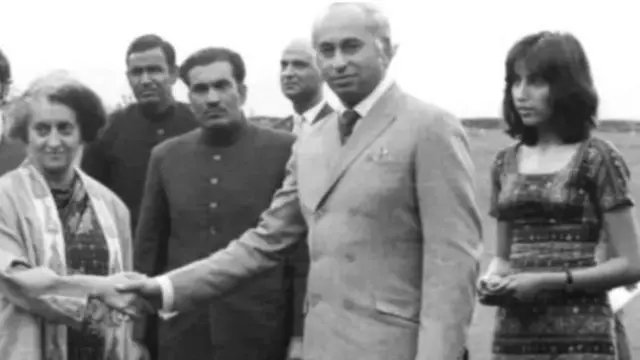 दिरा गांधी, झुल्फीकार अली भुत्तो आणि तरुण बेनझीर