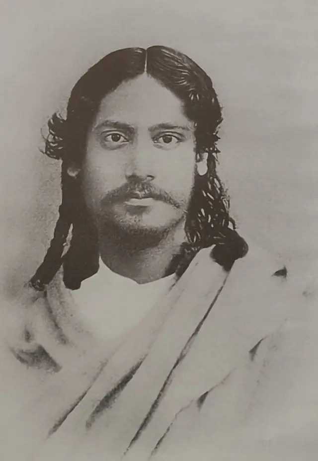 रवींद्रनाथ टैगोर के युवा जीवन की एक तस्वीर