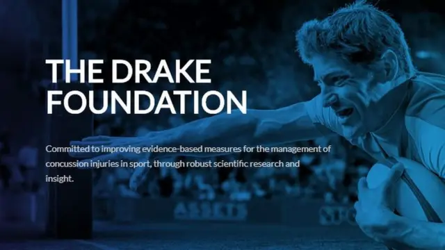 드레이크 재단 (Drake Foundation)은 2014년 세워져 체육인의 뇌진탕 문제를 해결하기 위해 노력해왔다.