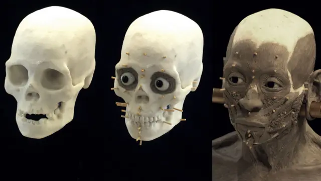 La reconstrucción de la Reina Wari (Foto: Oscar Nilsson)