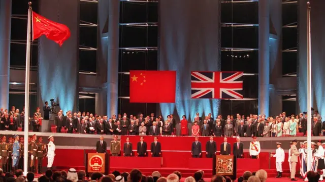 香港主权交接仪式