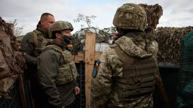 Зеленський на передовій