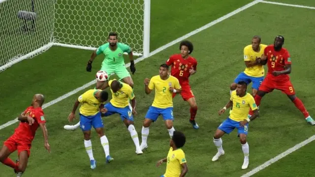 ब्राज़ील और बेल्जियम का मुक़ाबला