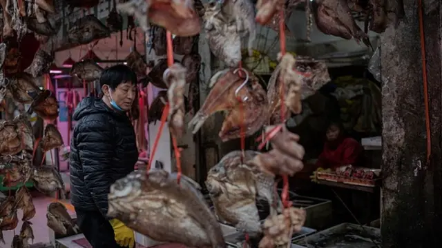 Рынок в Ухане