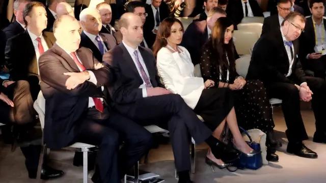 Elmar Məmmədyarov, Mehriban Əliyeva, Leyla Əliyeva