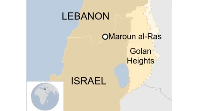 Taswirar yankin tsakanin Lebanon da Isra'ila