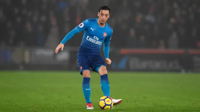 Mesut Özil est le joueur le mieux payé d'Arsenal.