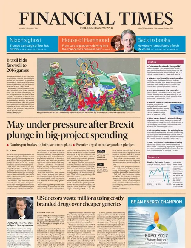 Financial Times ilk sayfası