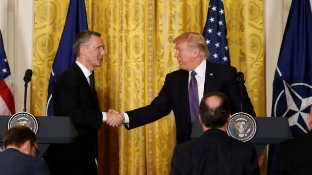 Трамп и Столтенберг