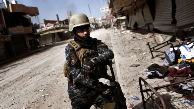 Musul'da Irak ordusu